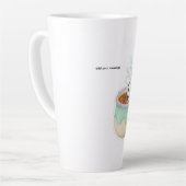 Cute Kawaii Panda in Tea Mug Illustration (Angle gauche)