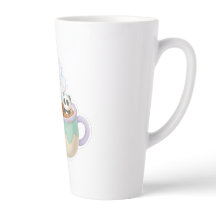 Cute Kawaii Panda in Tea Mug Illustration