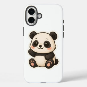 Cute Kawaii Panda iPhone 16 Plus Coque