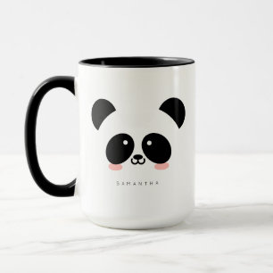 Cute Kawaii Panda   Jouw namen toevoegen Mok