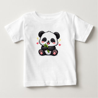 Cute Kawaii Panda Kids T-Shirt | Schattige Cartoon