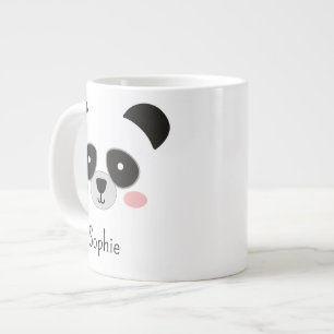 Cute Kawaii Panda Mok – Voeg Je Naam Toe
