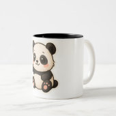 Cute Kawaii Panda Mug - adorable animal de dessin (Devant droit)