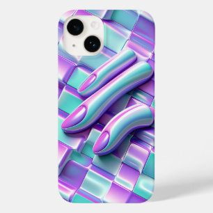Cute Kawaii Pastel Golf Mobiele Hoes Glanzend Abst