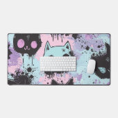 Cute Kawaii Pastel Goth Chat Déplaisant (Clavier et souris)