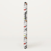 Cute Kawaii Pattern aangepaste monogram telefoonge Case-Mate iPhone Case (Achterkant / rechts)