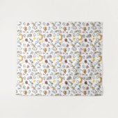 Cute Kawaii Pattern tapestries Wandkleed (Voorkant (horizontaal))
