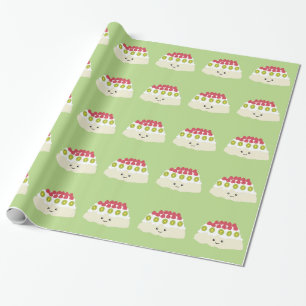 Cute Kawaii Pavlova Cadeaupapier