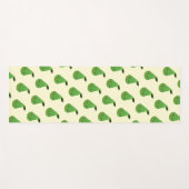 Cute Kawaii Pear Pattern Yogamat (Voorkant (horizontaal))