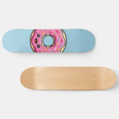 Cute Kawaii Pink Donut Skateboard (Horizontaal)