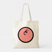 Cute Kawaii Pink Piggy Vector Art Tote Bag (Achterkant)