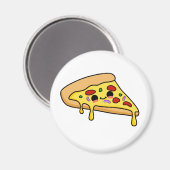 Cute Kawaii Pizza Slice Magneet (Voorkant / Achterkant)