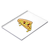 Cute Kawaii Pizza Slice Notitieboek (Linkerzijde)