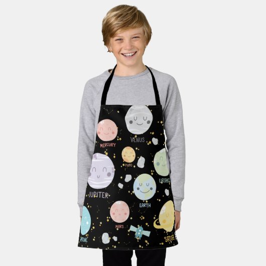 Cute Kawaii Planet Solar System Schort (Gedragen)