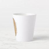 Cute Kawaii Potato Japans Latte Mok (Voorkant)