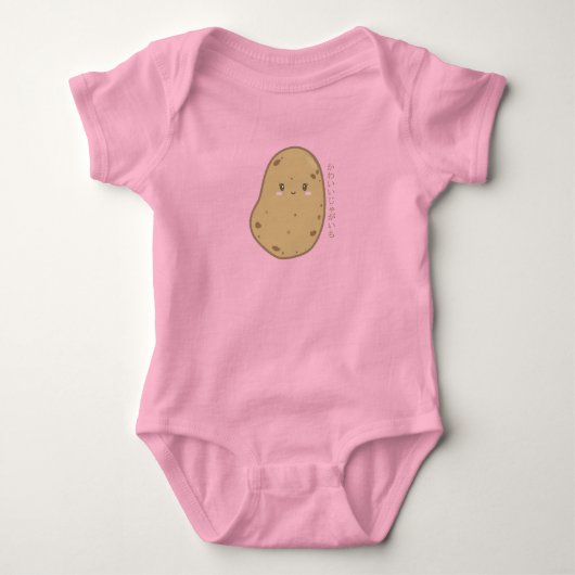 Cute Kawaii Potato Japans Romper (Voorkant)