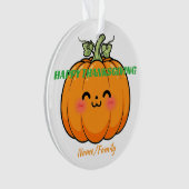 Cute Kawaii Pumpkin Face - Thanksgiving (devant)