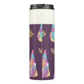 Cute Kawaii Rainbow Gnomes Pattern Personalized Thermosbeker (Achterkant)