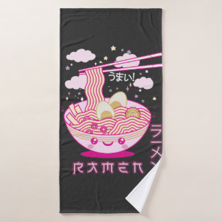 Cute Kawaii Ramen Anime Noodles Ramen Girls, Tiene Badhanddoek