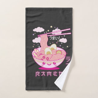 Cute Kawaii Ramen Anime Noodles Ramen Girls, Tiene Handdoek