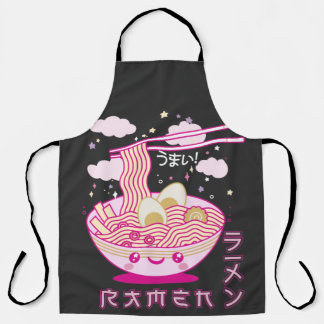 Cute Kawaii Ramen Anime Noodles Ramen Girls, Tiene Schort