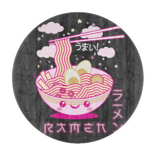 Cute Kawaii Ramen Anime Noodles Ramen Girls, Tiene Snijplank