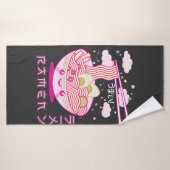 Cute Kawaii Ramen Anime nouilles Ramen Filles, Ado (Serviette de bain)