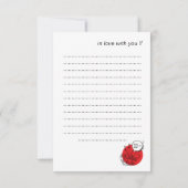 Cute Kawaii Ramen - Funny Japanese Food Bedankkaart (Achterkant)