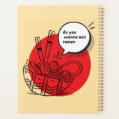 Cute Kawaii Ramen - Funny Japanese Food  Planner (Achterkant)