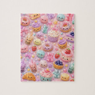 Cute Kawaii Regenboog Glitter Bubbelthee Squishies Legpuzzel