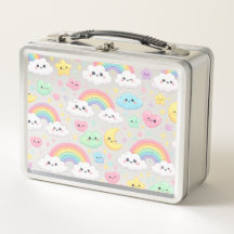 Cute Kawaii Regenboog Kinderen Lunchbox