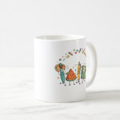 Cute Kawaii School Supplies Mug (Devant droit)