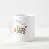 Cute Kawaii School Supplies Mug (Devant gauche)