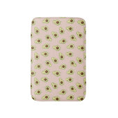 Cute Kawaii Smiling Avocado Pattern Badmat (Voorkant Verticaal)