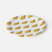 Cute Kawaii Smiling Mango Papieren Bordje (Gekanteld)