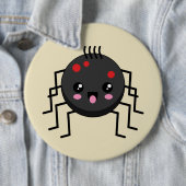Cute Kawaii Spider Ronde Button 6,0 Cm (In situ)
