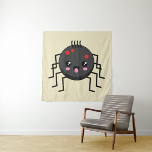 Cute Kawaii Spider Wandkleed