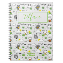 Cute Kawaii Sporty Cats Notitieboek