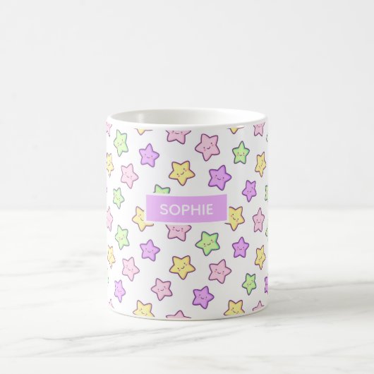Cute Kawaii Stars Mug (Centre)