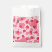 Cute Kawaii Strawberry Koe Pattern Bedankzakje (Voorkant)