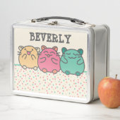 Cute Kawaii Style Cartoon Hamsters op persoonlijke (In situ)