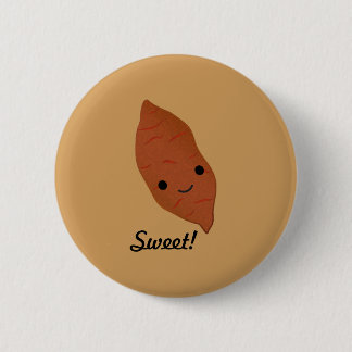 Cute Kawaii Sweet Potato Ronde Button 5,7 Cm