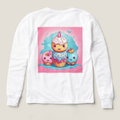 Cute Kawaii. T-shirt (Motif verso)