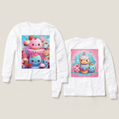 Cute Kawaii. T-shirt (Motif Recto et Verso)