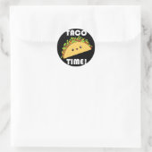 Cute kawaii Taco Time! autocollants (Sac)