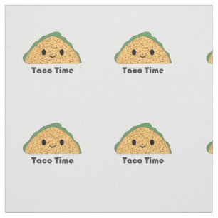 Cute Kawaii Taco Time Taco Stof
