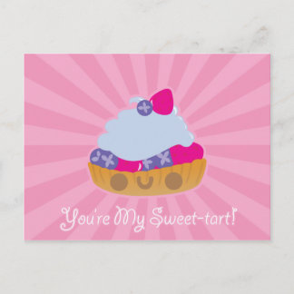 Cute Kawaii Tart Briefkaart