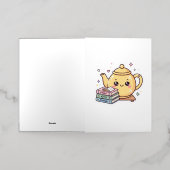 Cute Kawaii Théière Carnet de Notes Autocollant (Mise à l'extérieur)