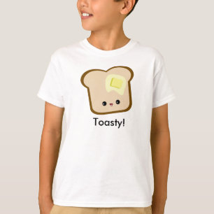 Cute Kawaii Toasty! T-shirt voor de toast en Butte