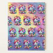 Cute Kawaii Unicorne avec thé bulle Personnalisé (Dos)